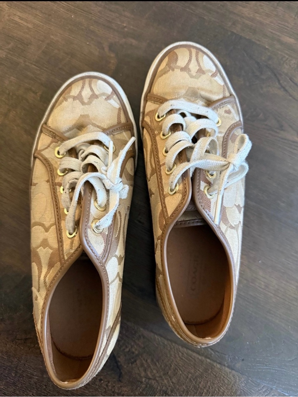 Used Coach shoes size 7 - Signature C